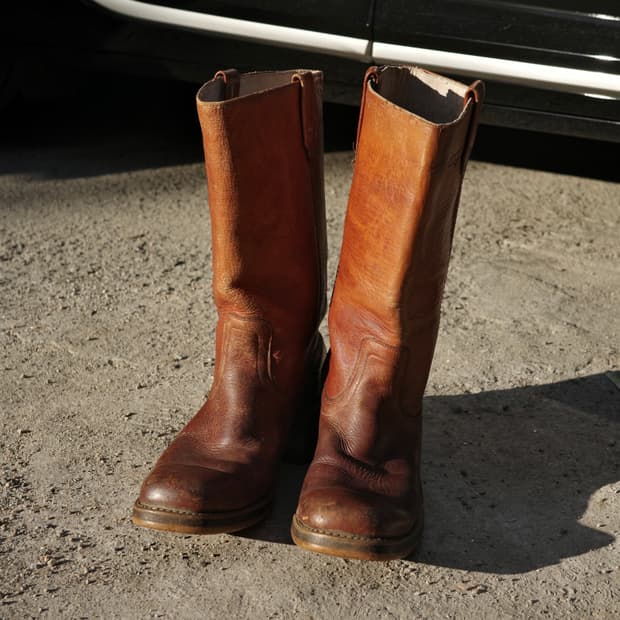 70’s Ding by Acme 스퀘어토 캠퍼스 웨스턴 부츠