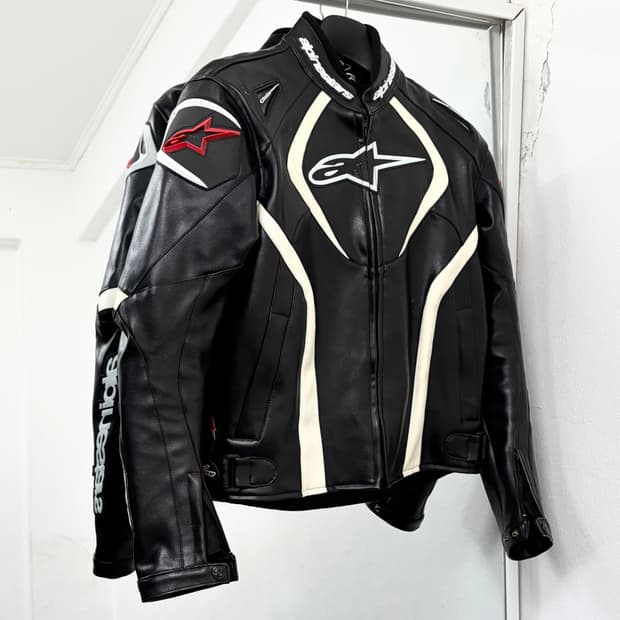 알파인스타 레더 레이싱 자켓