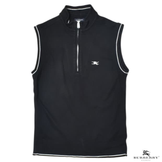 90S 버버리 코튼 베스트 조끼 M
