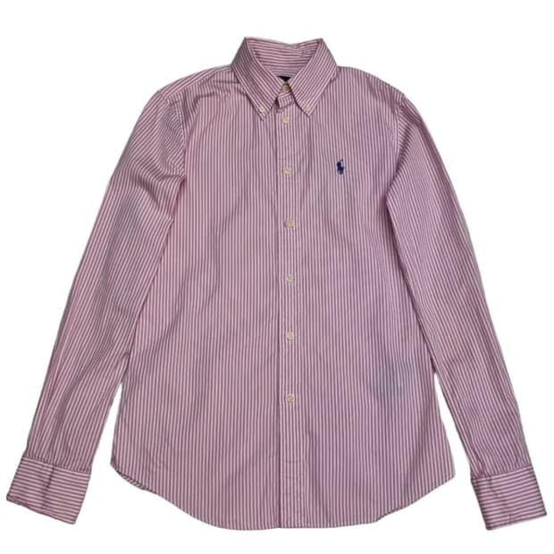POLO 폴로랄프로렌 핑크 스트라이프 셔츠