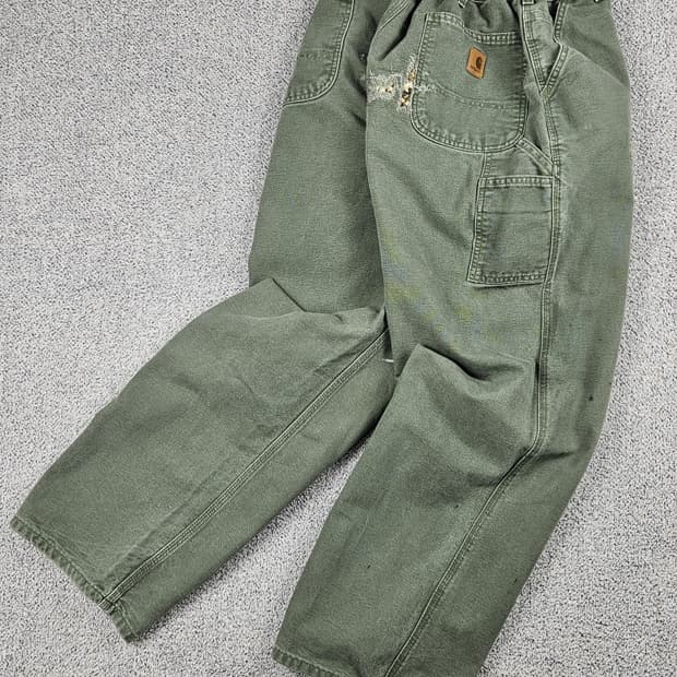 칼하트 리페어 밴딩 커스텀 카펜터 팬츠 ( 38 X 32 ) / 9977