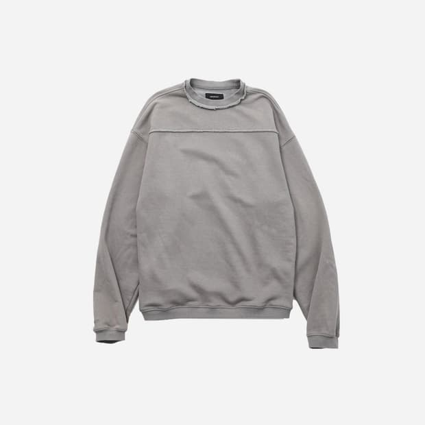 999 휴머니티 빈티지 다잉 맨투맨 (블리치드 그레이) M