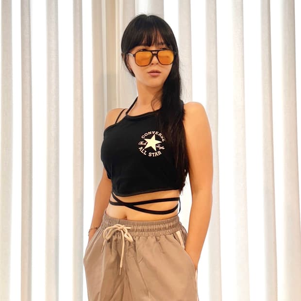 🖤 컨버스 스트랩 크롭탑 🖤