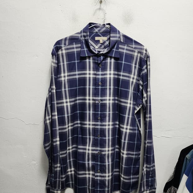 버버리 런던 타탄체크 셔츠