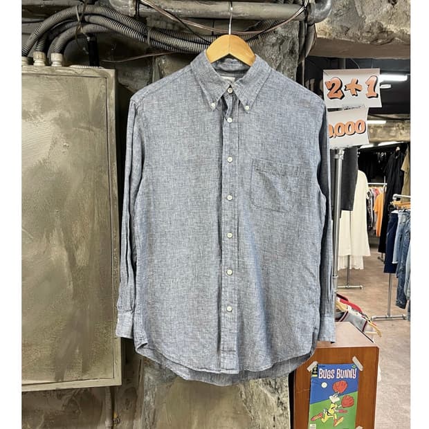 브룩스 브라더스 포켓 셔츠 라이트블루 M #csz4007