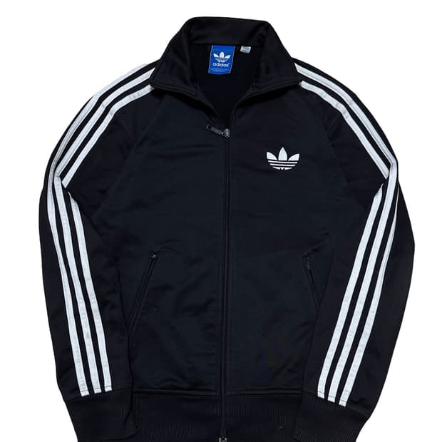 아디다스 파이어버드 블랙 트랙탑 져지