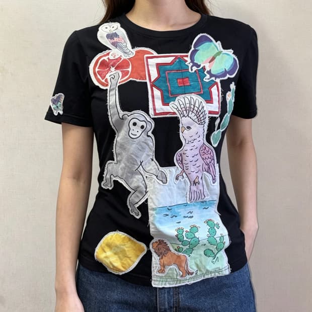 Dolce & Gabbana Graphic Patch Tee