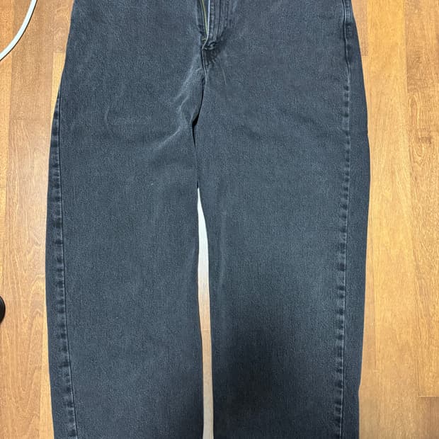 Levi's 578 블랙 데님 W34 L32