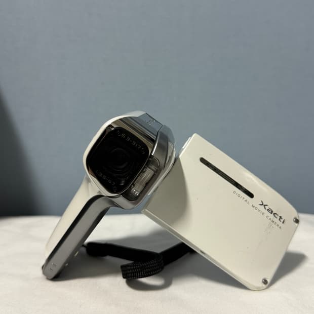 산요 작티 SANYO Xacti DMX-CA8 화이트 빈티지캠코더