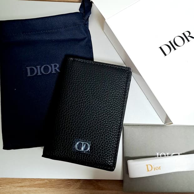디올 2단 카드지갑