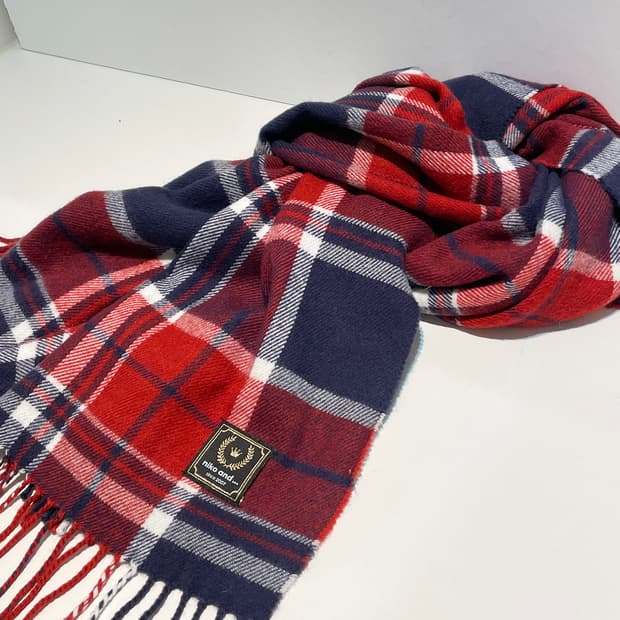니코앤드 타탄체크 목도리 A1418