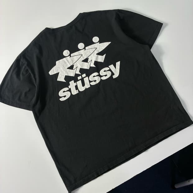 Stussy 스투시 서프워크 피그먼트 다이드 반팔티셔츠