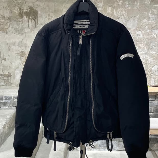 디스퀘어드 지퍼 레이어 패딩자켓