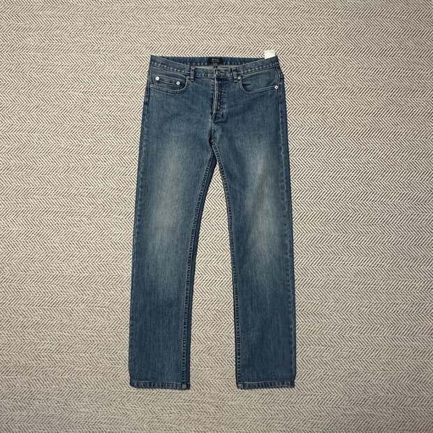 APC new standard denim pants work jeans