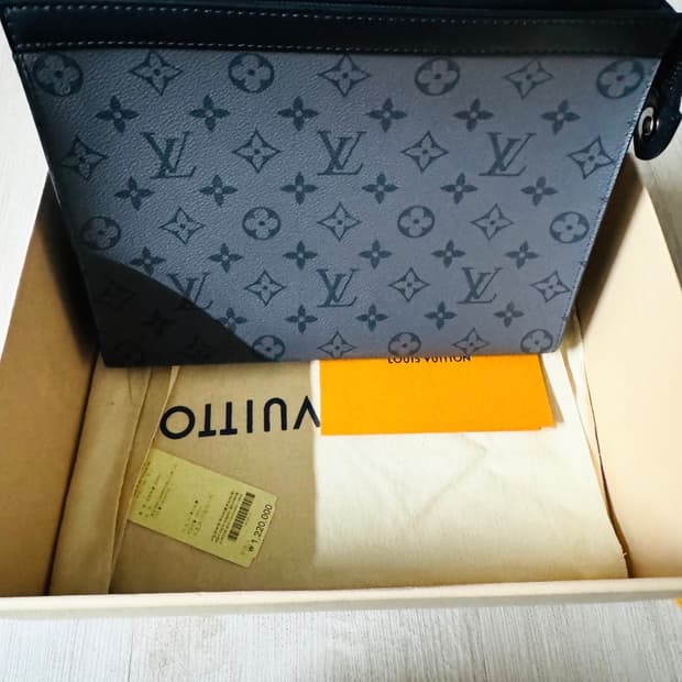 루이비통 정품 모노그램 포쉐트 보야주 클러치