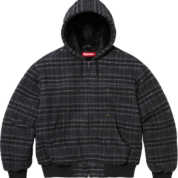 슈프림 울 플레이드 워크자켓