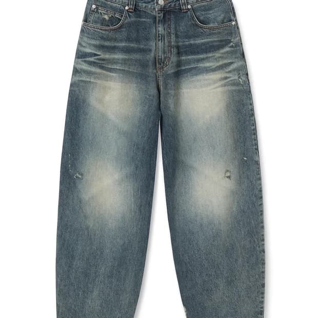 노운 bias tapered denim pants (blue) 1사이즈