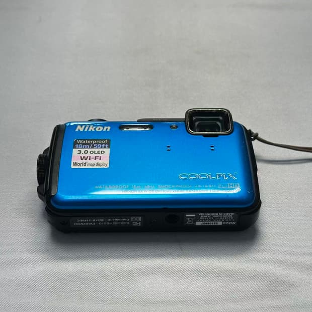 니콘 쿨픽스aw110(aw100)블루 디카