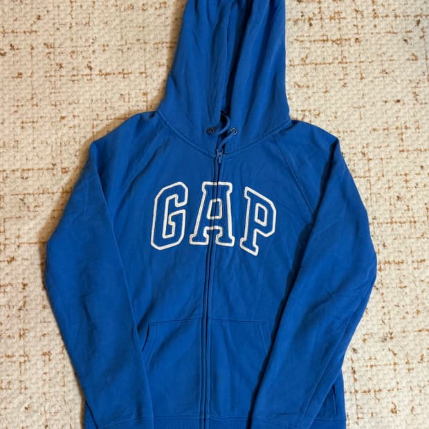 GAP 갭 파란색 후드집업 M