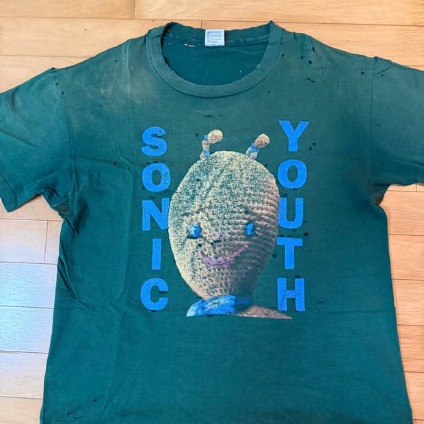 1992 소닉 유스 Dirty 앨범 프로모 티셔츠 XL