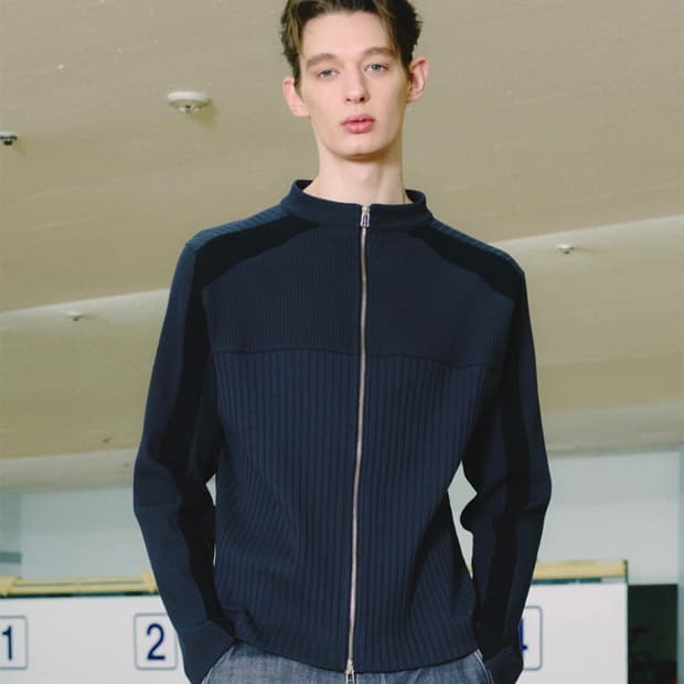 FDR Varigated Tripple Rib Zip-Up