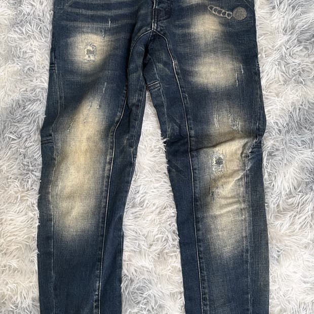 디스퀘어드2 빈티지 워싱 데님 청바지46