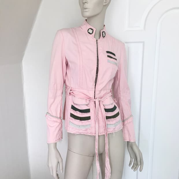Marc Jacobs distressed Baby Pink Jacket