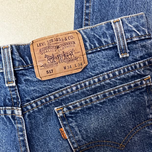 리바이스 517 오렌지탭 