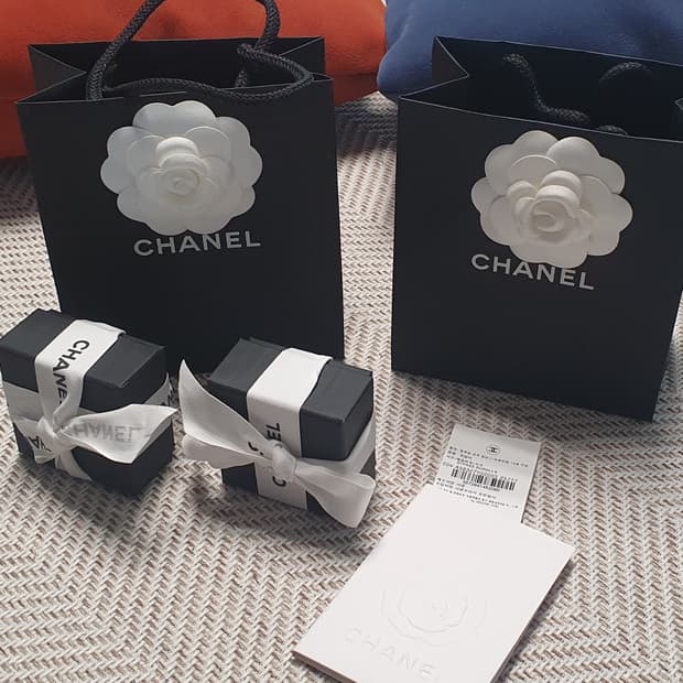 샤넬 CC 정품 귀걸이