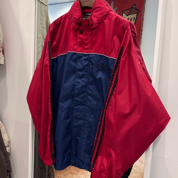 90s Adidas 아디다스 올드스쿨 후드 집업 자켓