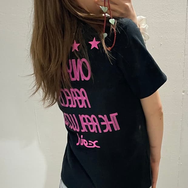 X-GIRL neon t-shirts