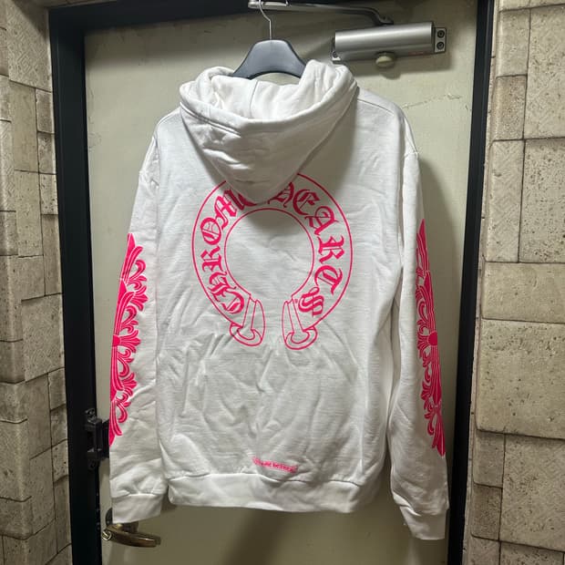 크롬하츠 홀스슈 플로랄 후디 후드티 신상 