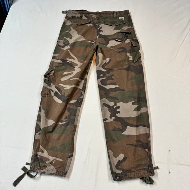 36inch) 빈티지 밀리터리 유틸리티 카고 팬츠 우드랜드 카모