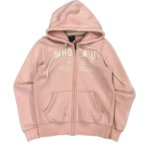 구해요ㅠ)후아유 핑크 후드집업