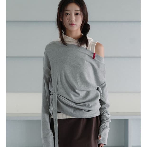 인앤양인하모니 웜업 탑 그레이