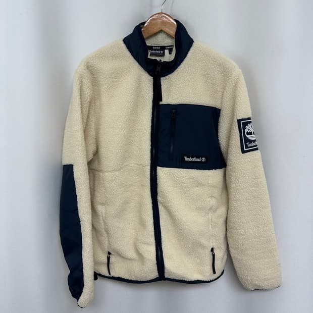 팀버랜드 남자 뽀글이 자켓 아이보리 M