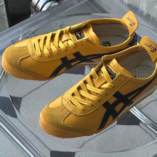 오니츠카 타이거 멕시코66 옐로우 블랙 270