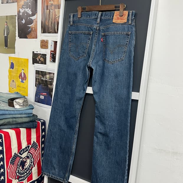 00s Levis 리바이스 505 스트레이트 핏 데님 팬츠
