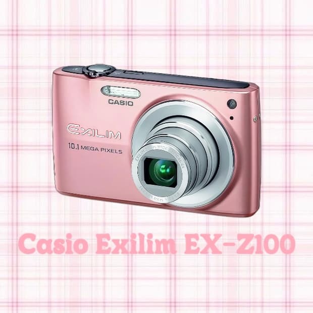 [*희귀!🌸/작례⭕️] 카시오 엑슬림 EX-Z100 빈티지 디지털 카메