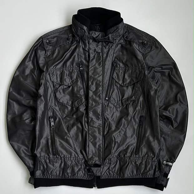 [L] 버커루 멀티포켓 테크웨어 더블레이어드 집업 자켓