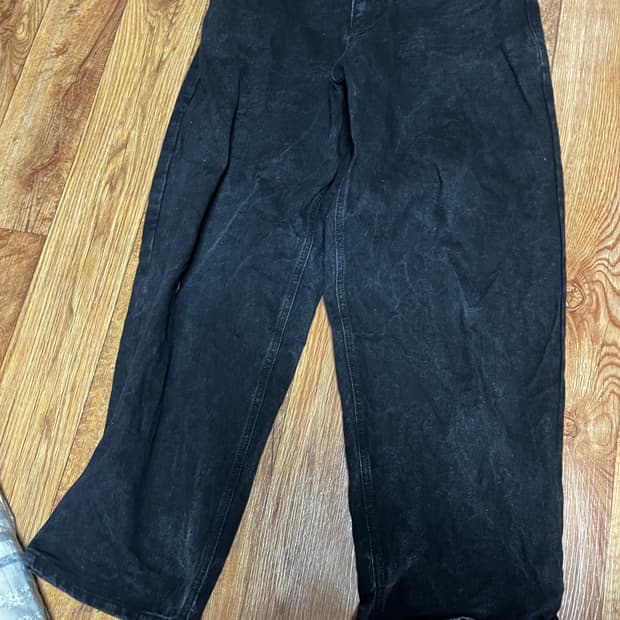 라브로스 스마트 스마일 데이지 블랙 팬츠