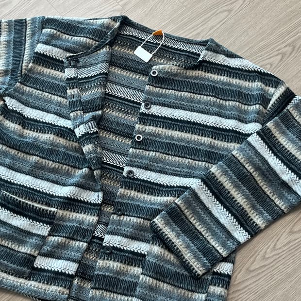 [새상품] 빈티지 후리스 니트 가디건