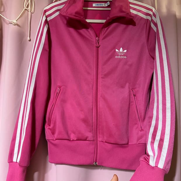 아디다스져지 아디다스 파이어버드 핑크 트랙탑 불꽃 왕불꽃져지 집업