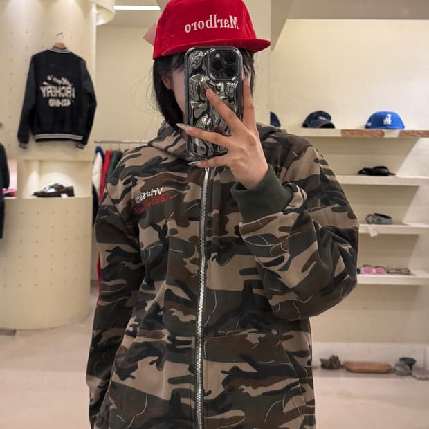 말보로 코듀로이 로고 볼캡 U1010