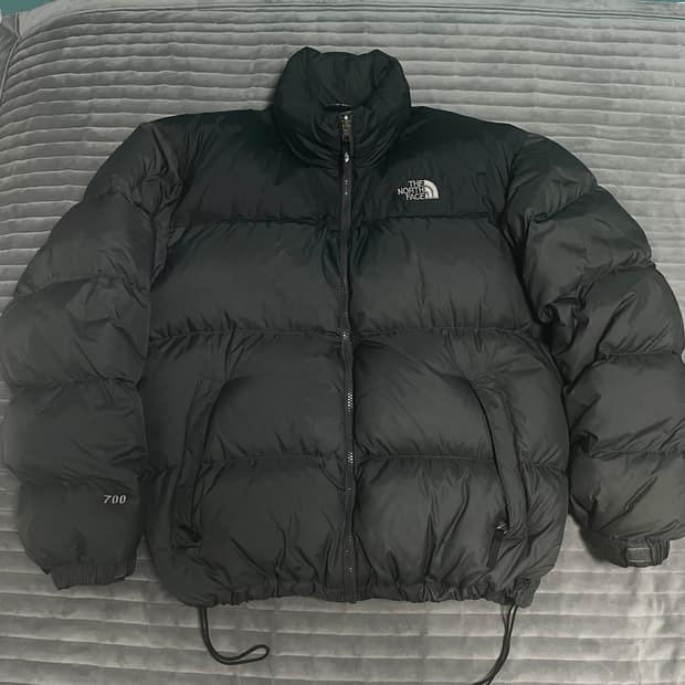 노스페이스 눕시700 무광 차콜 해외판 L