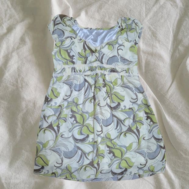 일본 빈티지 패턴 미니 원피스 오리엔탈 파우닝 133 샵오공이 레이어룸