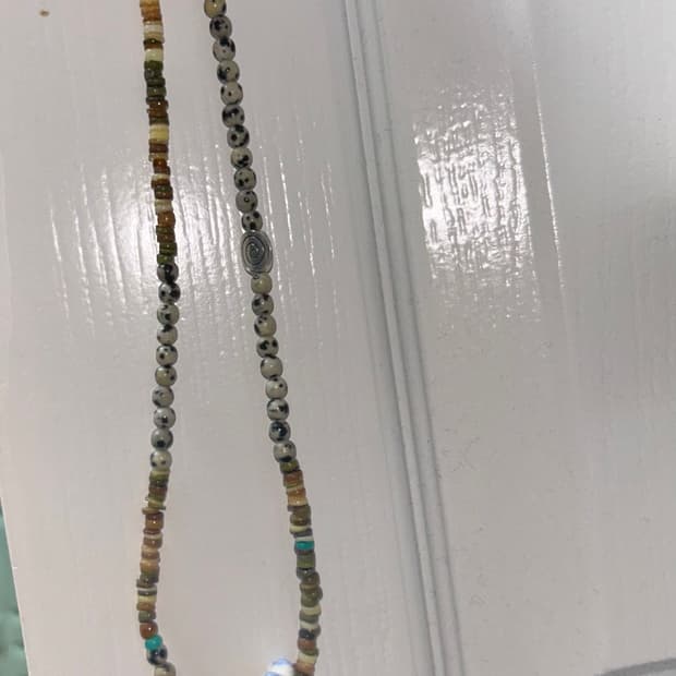 빈티지 비즈 새 목걸이 / wb bird necklace