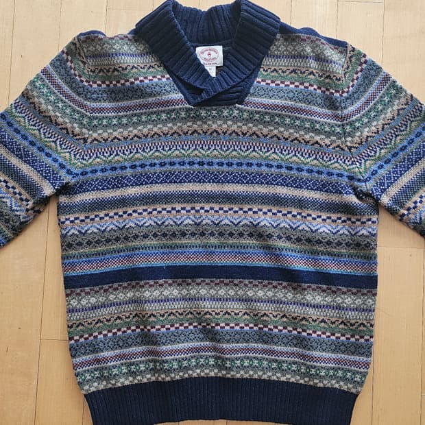 브룩스브라더스 페어아일 니트 M