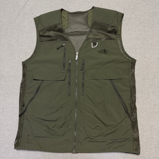 노스페이스 바람막이 조끼