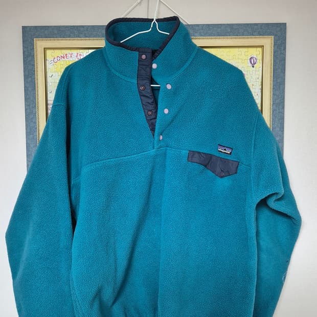 90s USA 파타고니아 신칠라 틸/네이비
